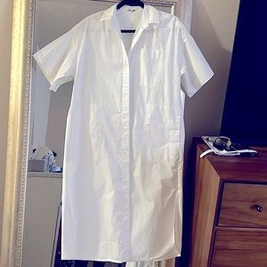 Madewell: Oversized Midi Shirtdress. Size: XSP,